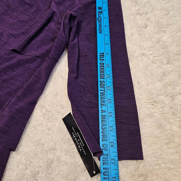 TAHARI ASL Purple Plum Tiered Sheath Dress Matte Jersey MOTB Wedding Party 10 - Picture 5 of 9